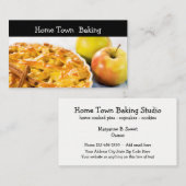 Zakenkaarten voor thuisbakken en bakkerijen visitekaartje (Voorkant / Achterkant)