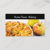 Zakenkaarten voor thuisbakken en bakkerijen visitekaartje (Voorkant)