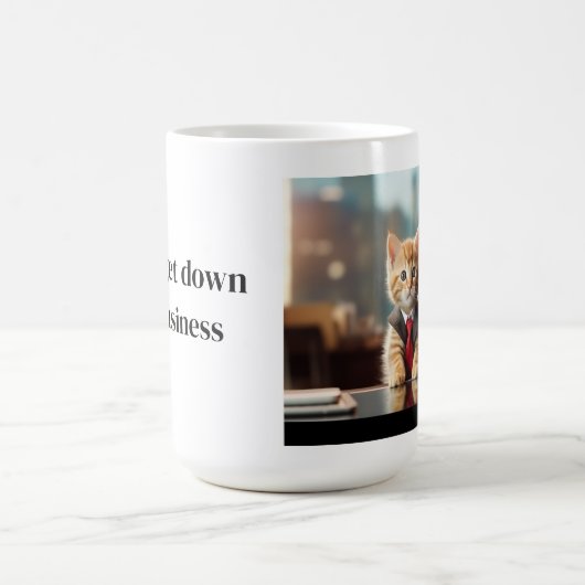 zakenkitten koffiemok (Center)