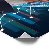 Zakenlieden handdruk poster (Hoek)