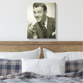 zakenman canvas afdruk (Insitu (Slaapkamer))