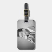 Zakenman Drink Beer Bagagelabel (Voorkant verticaal)