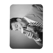 Zakenman Drink Beer Magneet (Verticaal)