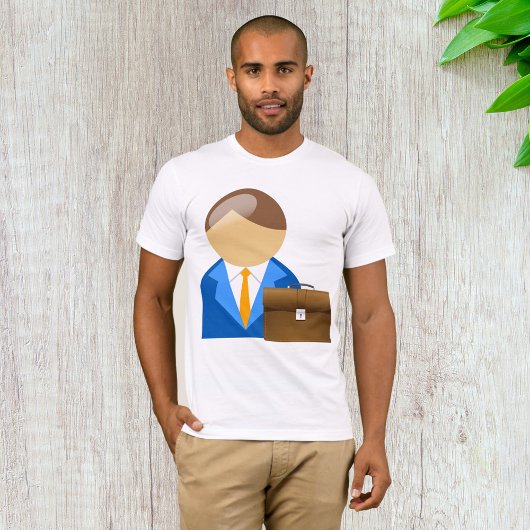 Zakenman en kleine Mannen T-shirt
