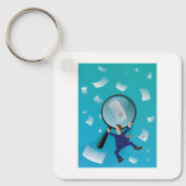 Zakenman en schrijvers sleutelhanger (Voorkant)