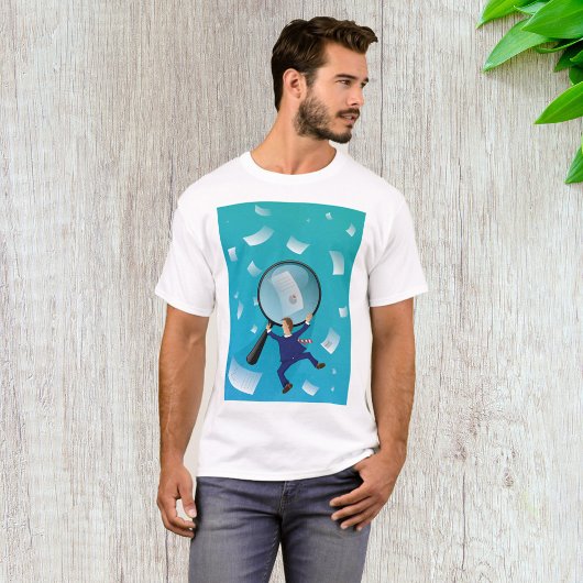 Zakenman en schrijvers t-shirt