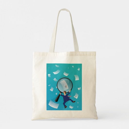 Zakenman en schrijvers tote bag (Achterkant)