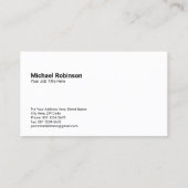 Zakenman klimmen trap | conceptueel visitekaartje (Achterkant)