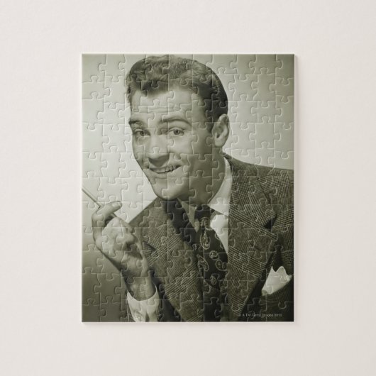 zakenman legpuzzel (Verticaal)