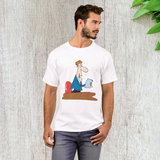 Zakenman Lezing Mannen T-shirt