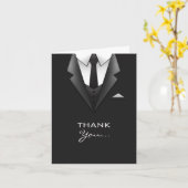 Zakenman pak Dank u Wenskaart Kaart (Gele Bloem)