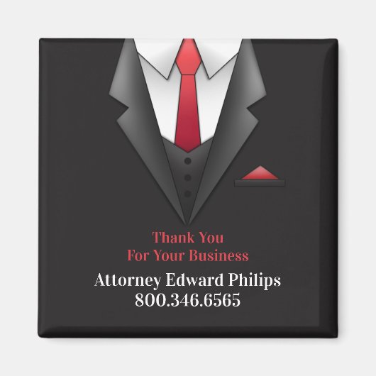 Zakenman pak magneet (Voorkant)