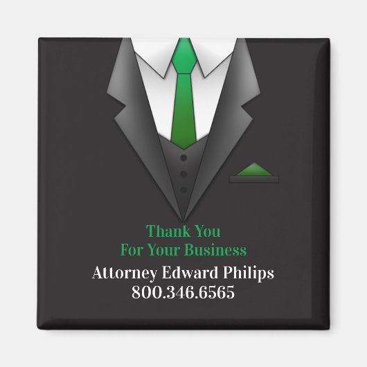 Zakenman pak magneet (Voorkant)