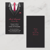 Zakenman pak Visitekaartje (Voorkant / Achterkant)