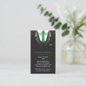 Zakenman pak Visitekaartje (Staand voorkant)