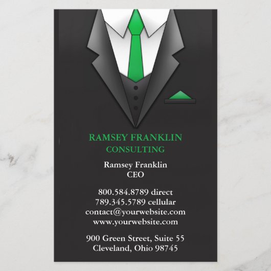 zakenmanpak flyer (Voorkant)