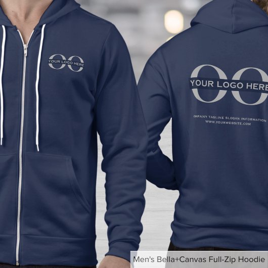 Zakenmarinenblauw Hoodie