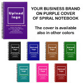 Zakenmerk op Paars Notitieboek