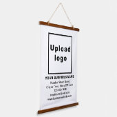 Zakenmerk op White Hanging Tapestry Hangend Wandkleed (Gebogen)