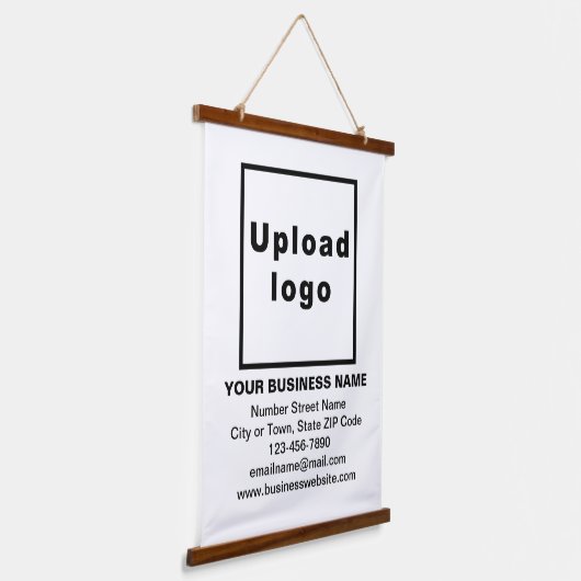 Zakenmerk op White Hanging Tapestry Hangend Wandkleed (Gebogen)