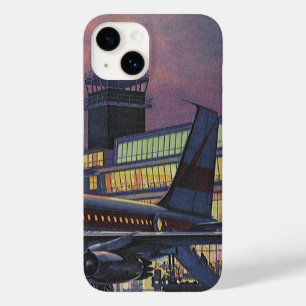zakenpassagiers aan boord van het vliegtuig Case-Mate iPhone case