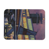  zakenpassagiers aan boord van het vliegtuig magneet (Horizontaal)