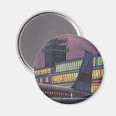  zakenpassagiers aan boord van het vliegtuig magneet (Voorkant / Achterkant)