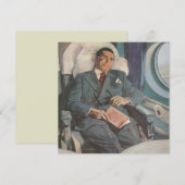  zakenreizen, lezen op het vliegtuig (Voorkant / Achterkant)