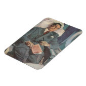  zakenreizen, lezen op het vliegtuig magneet (Linkerzijde)