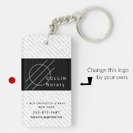 Zakensleutelhangers minimalistisch wit zwart sleutelhanger