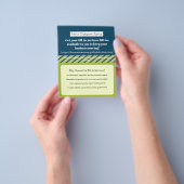 Zakenvliegbladvoorbeeld Flyer (Hand)
