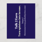 Zakenvliegbladvoorbeeld Flyer (Achterkant)