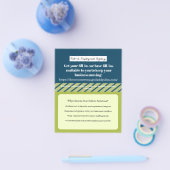 Zakenvliegbladvoorbeeld Flyer (Enkel)