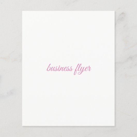 zakenvlieger flyer (Voorkant)