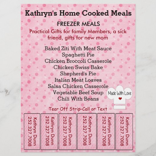 Zakenvluchteling met afscheurstroken flyer (Voorkant)