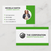 zakenvrouw | Corporate Professional Realtor Visitekaartje (Voorkant / Achterkant)