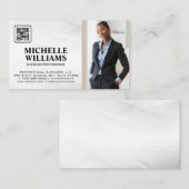 Zakenvrouw | Snelresponscode Visitekaartje (Voorkant / Achterkant)