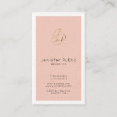 Zakenvrouw VIP CEO Director Stijlvolle luxe Visitekaartje (Voorkant)