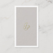 Zakenvrouw VIP CEO Director Stijlvolle luxe Visitekaartje (Achterkant)