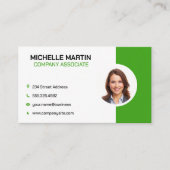 zakenvrouw visitekaartje (Voorkant)