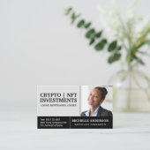 Zakenvrouw | Voeg afbeelding toe Visitekaartje (Staand voorkant)