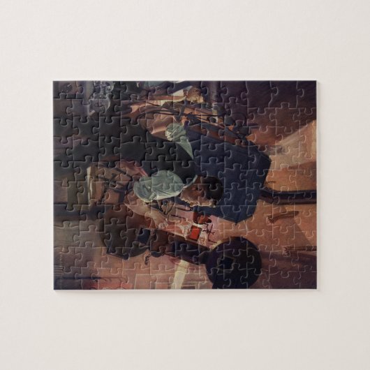  zakenwereld, filmbioscoopprojectionist legpuzzel (Horizontaal)