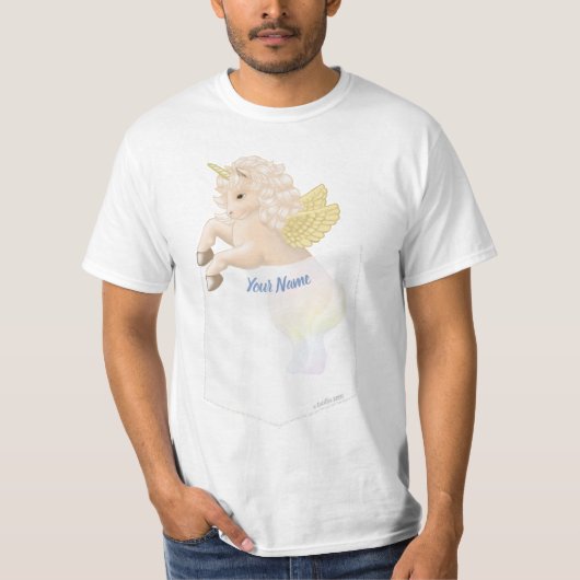 Zakformaat Eenhoorn T-shirt (Voorkant)