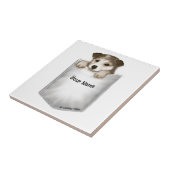 Zakformaat Hondje Tegeltje (Zijkant)