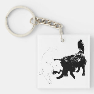 Zakformaat spel sleutelhanger
