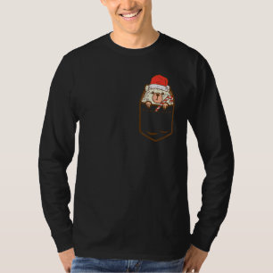 Zakformaat Stekelvarken Kerstman Cute Dier Kerst X T-shirt
