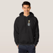 Zakgiraffe dierensafari hoodie (Voorkant volledig)
