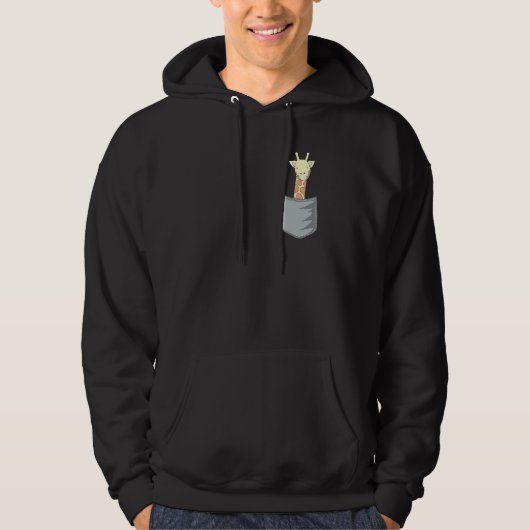 Zakgiraffe dierensafari hoodie (Voorkant)