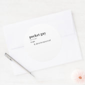 ZAKHOMO RONDE STICKER (Envelop)