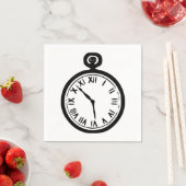Zakhorloge papieren servetten (Insitu)